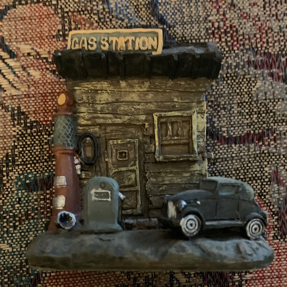 Vintage Gas Station Figurine